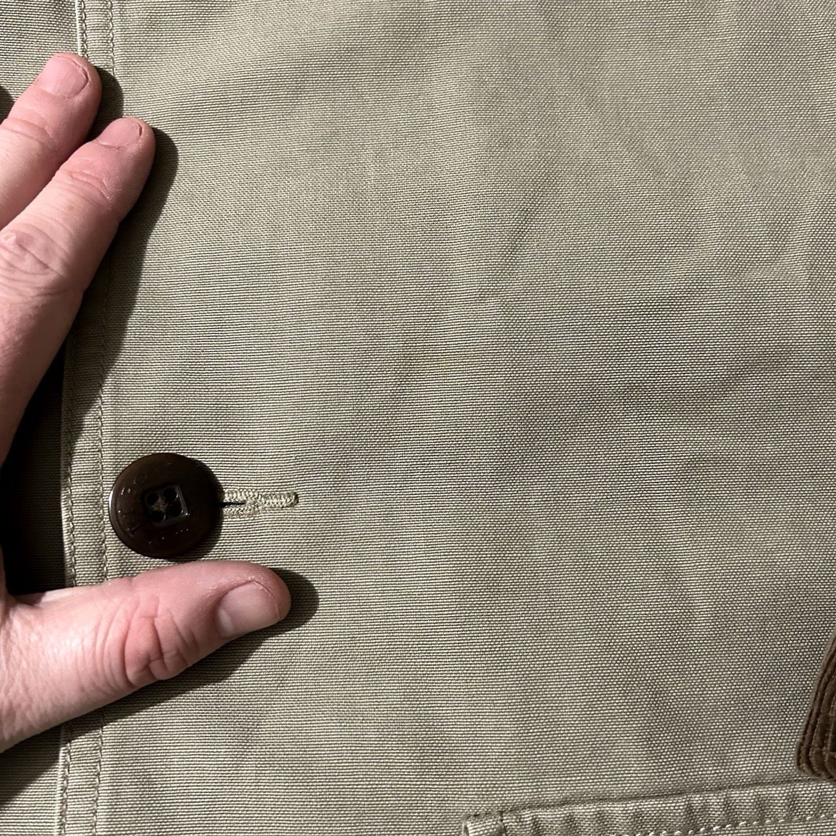Vintage VINTAGE L.L. Bean Corduroy Collar Chore Coat Men XL Tan Overcoat Tall Size US XL / EU 56 / 4 - 3 Thumbnail