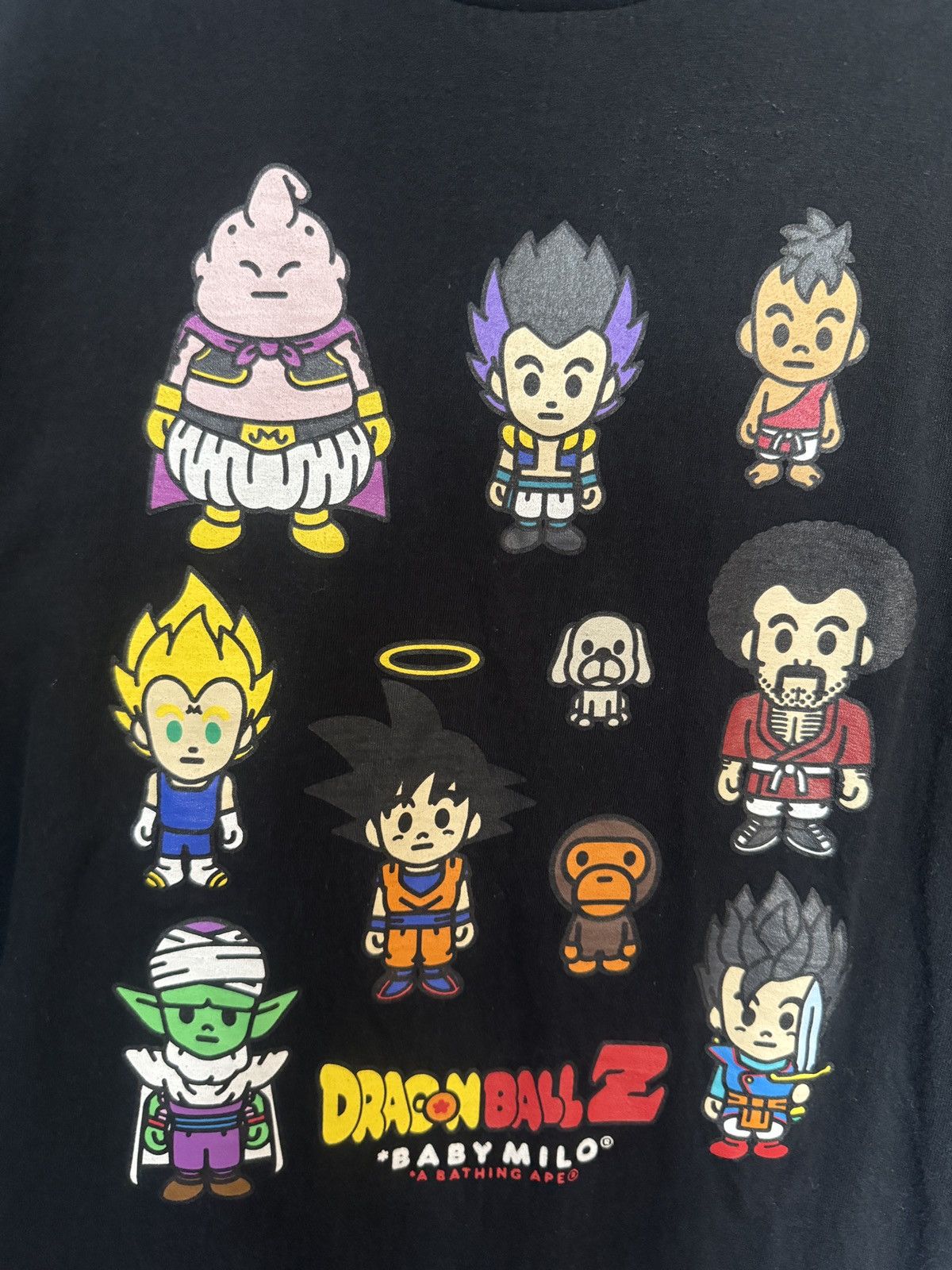 Bape Dragon Ball Z Baby Milo Black Tee