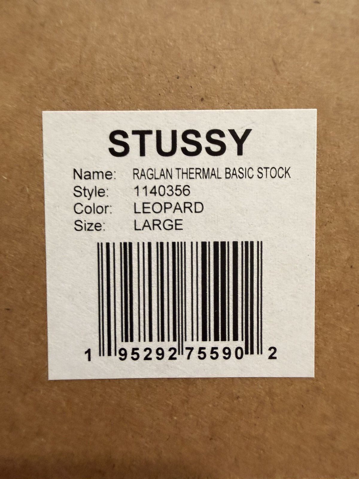 Stussy Stussy Leopard Thermal Size US L / EU 52-54 / 3 - 5 Thumbnail