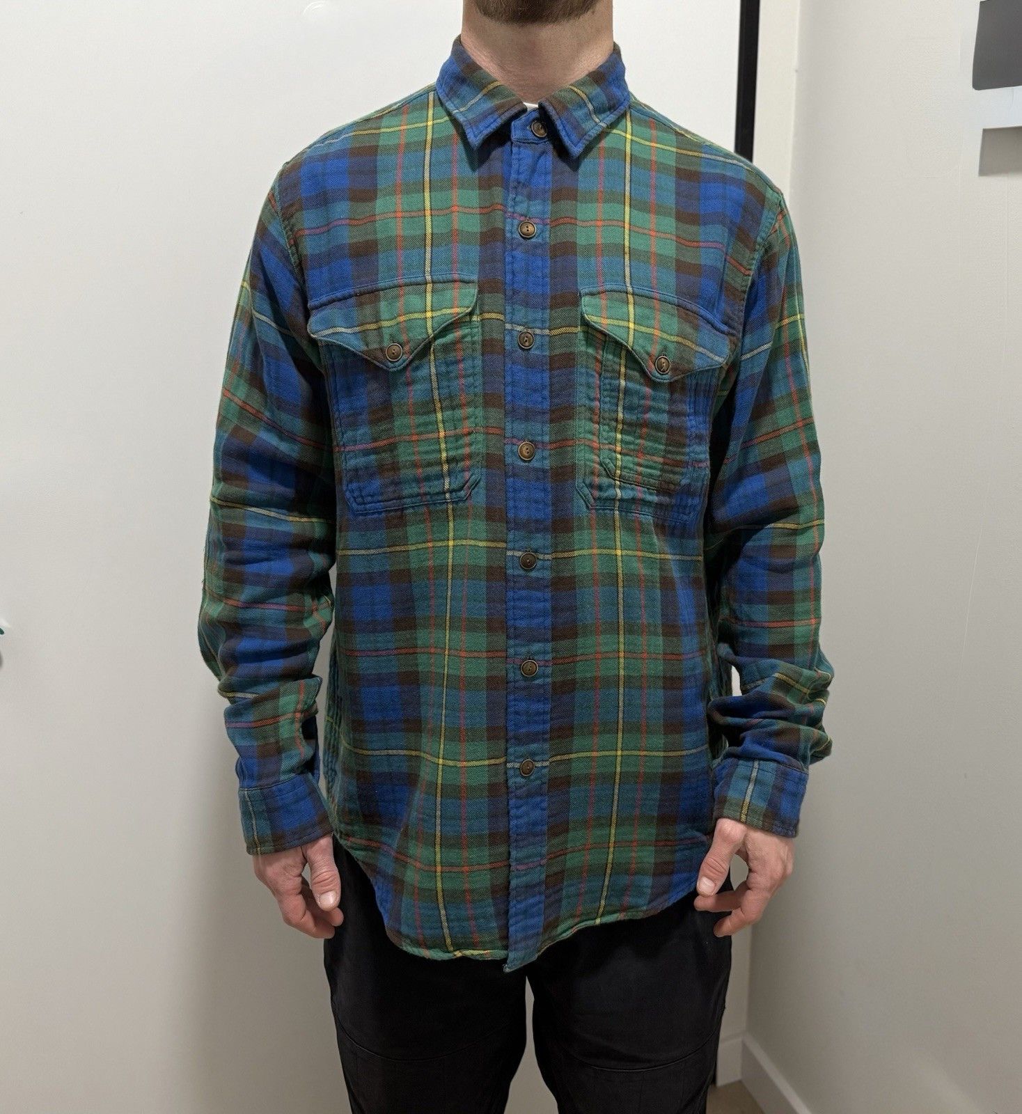 Polo Ralph Lauren DDP Polo Ralph Lauren Mens Shirt Flannel Plaid Warm Cozy Size US L / EU 52-54 / 3 - 1 Thumbnail