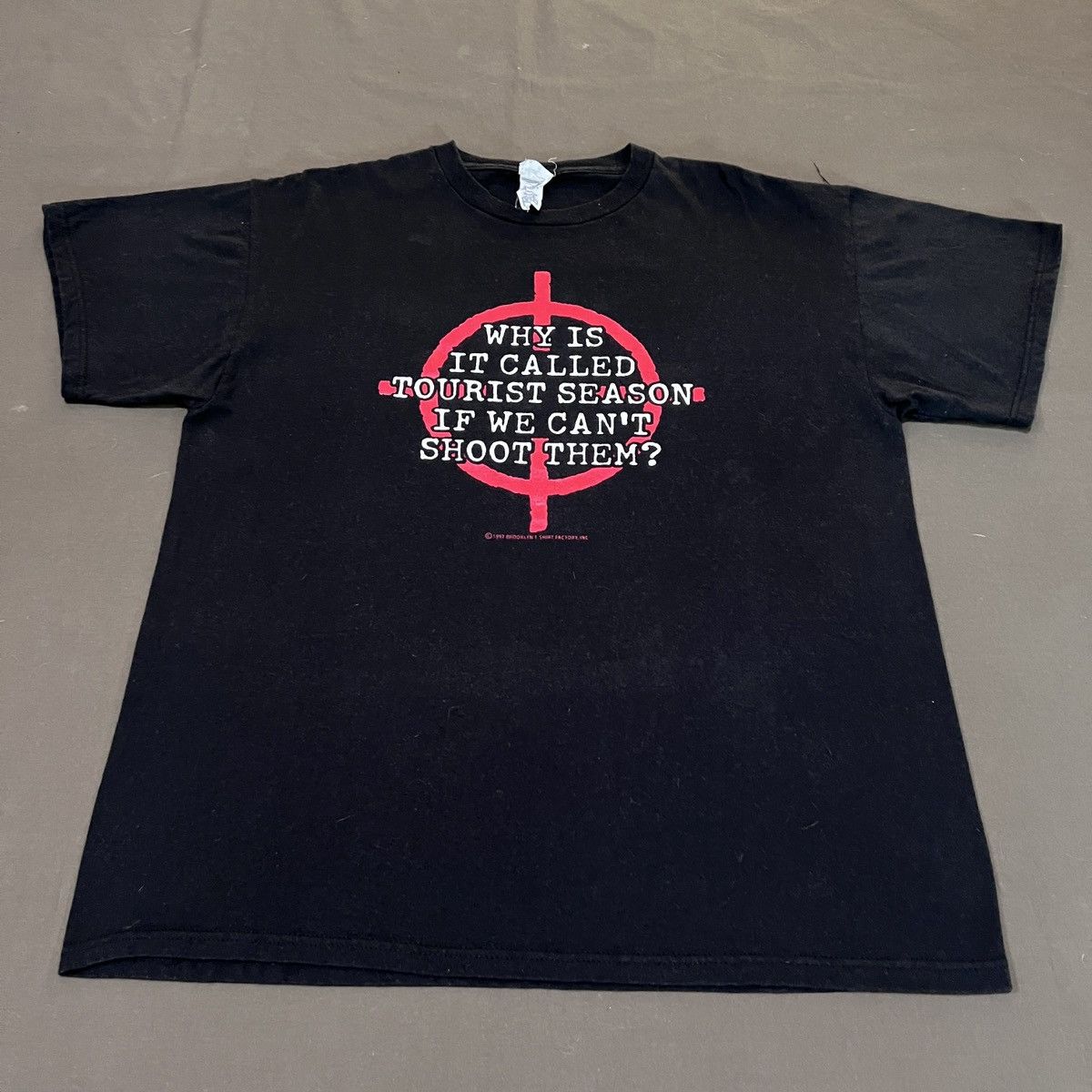 Vintage Vintage Y2K why it is called tourist season Tee Size US L / EU 52-54 / 3 - 2 Thumbnail