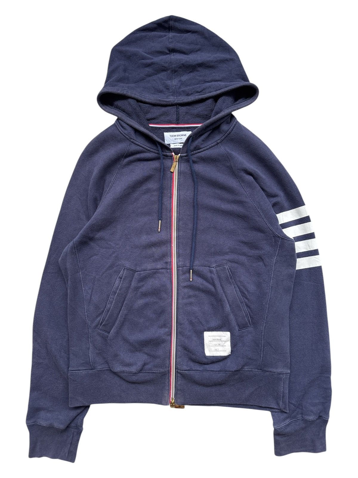Classic 4-Bar Zip Hoodie