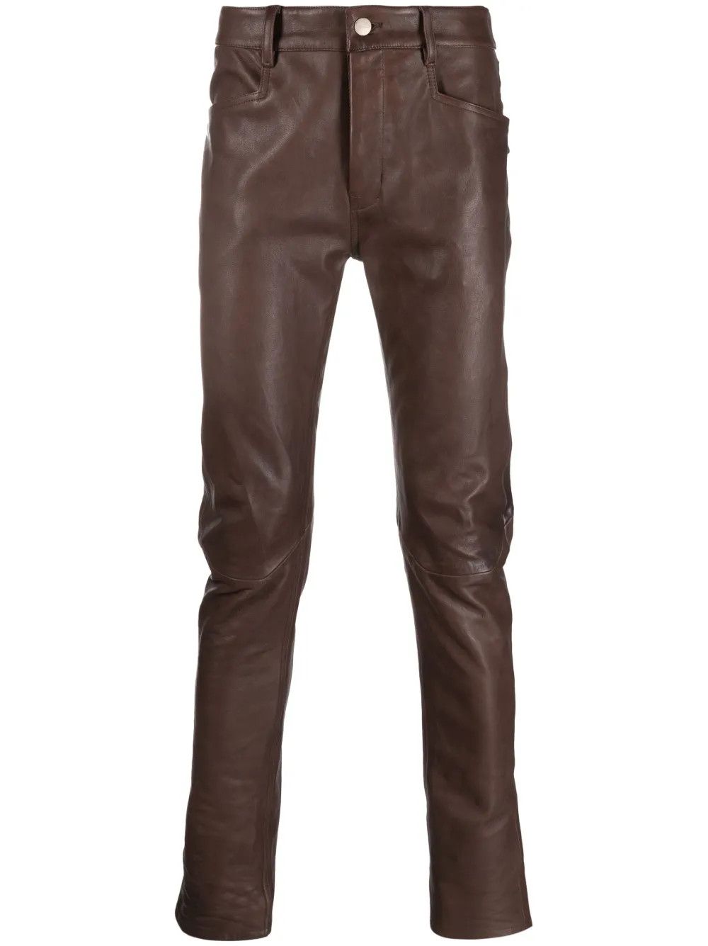 Rick Owens o1y0325 Casual Pant in Brown Size US 32 / EU 48 - 1 Thumbnail