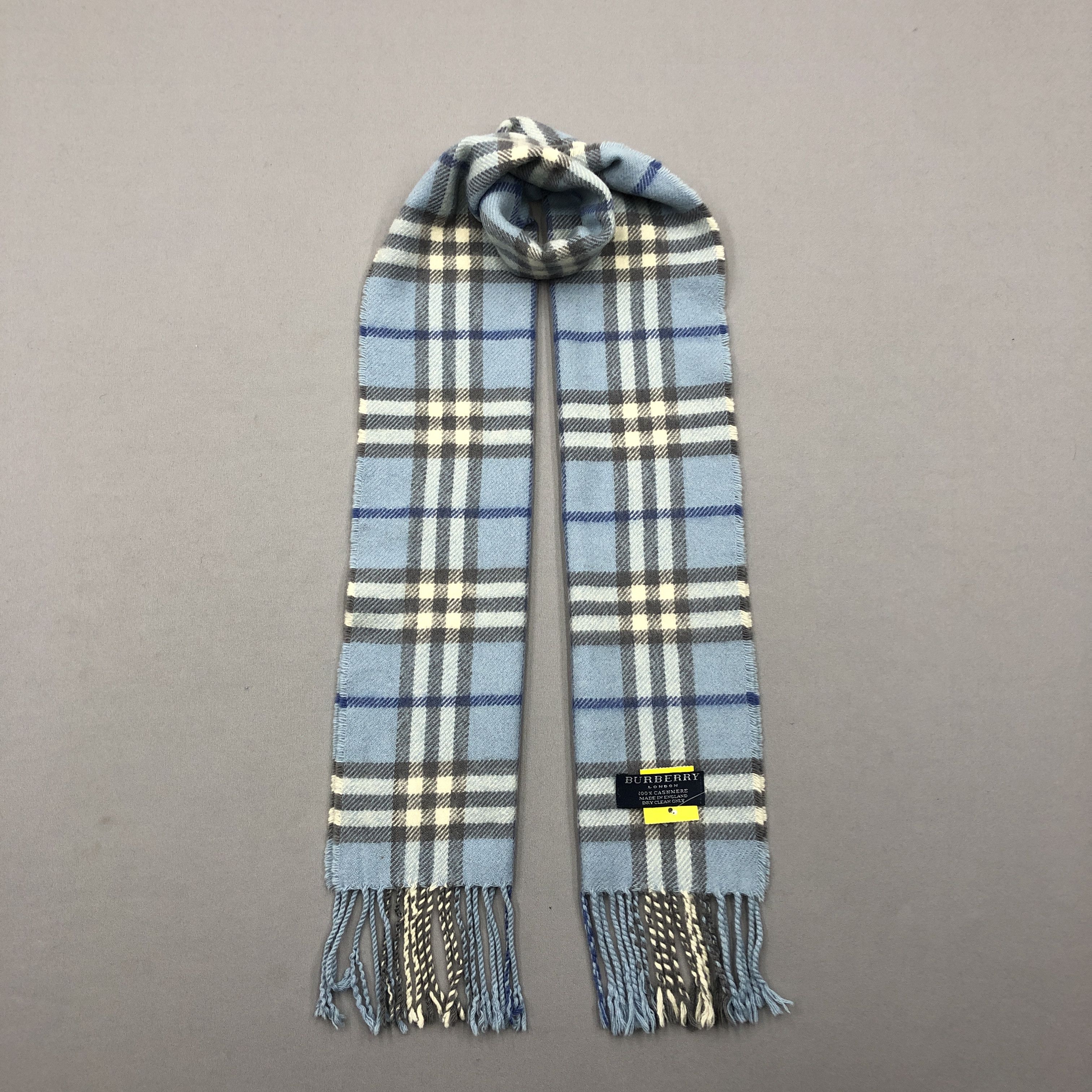 Burberry Vintage Burberry Scarf Nova Check Tartan Cashmere Scarves Size ONE SIZE - 1 Thumbnail