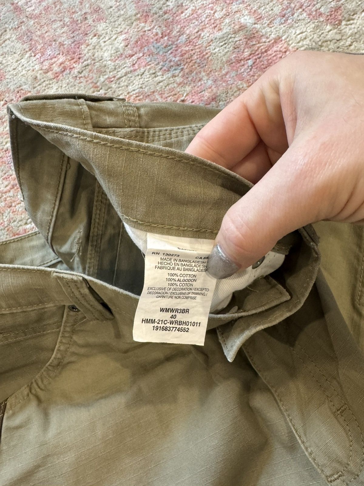Wrangler Wrangler Workwear Carpenter Painter Cargo Shorts Pocket Army Size US 40 / EU 56 - 6 Thumbnail