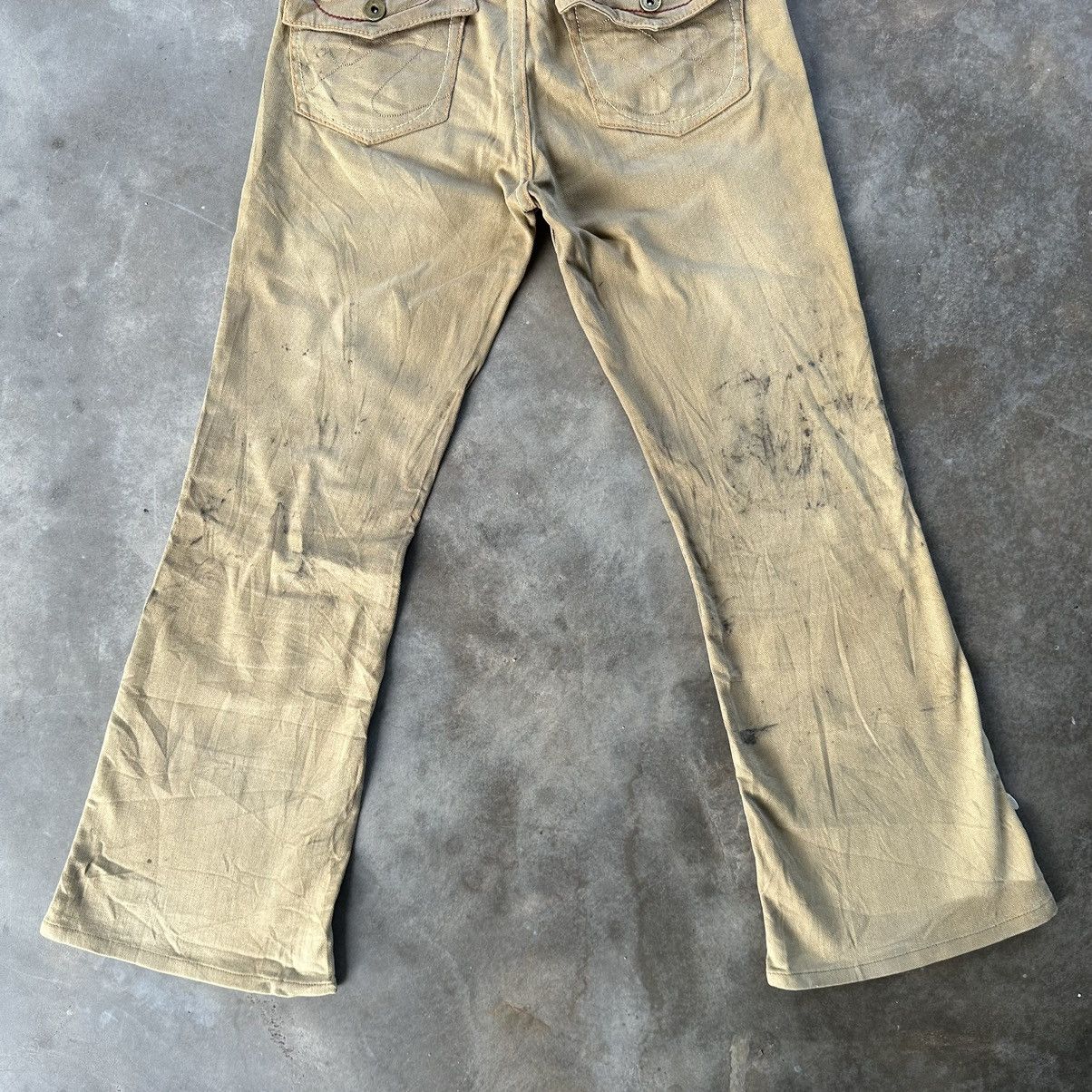 Japanese Brand Vintage Rush Hour Multi Pocket Casual Trousers Flare Pants Size US 26 / EU 42 - 12 Thumbnail