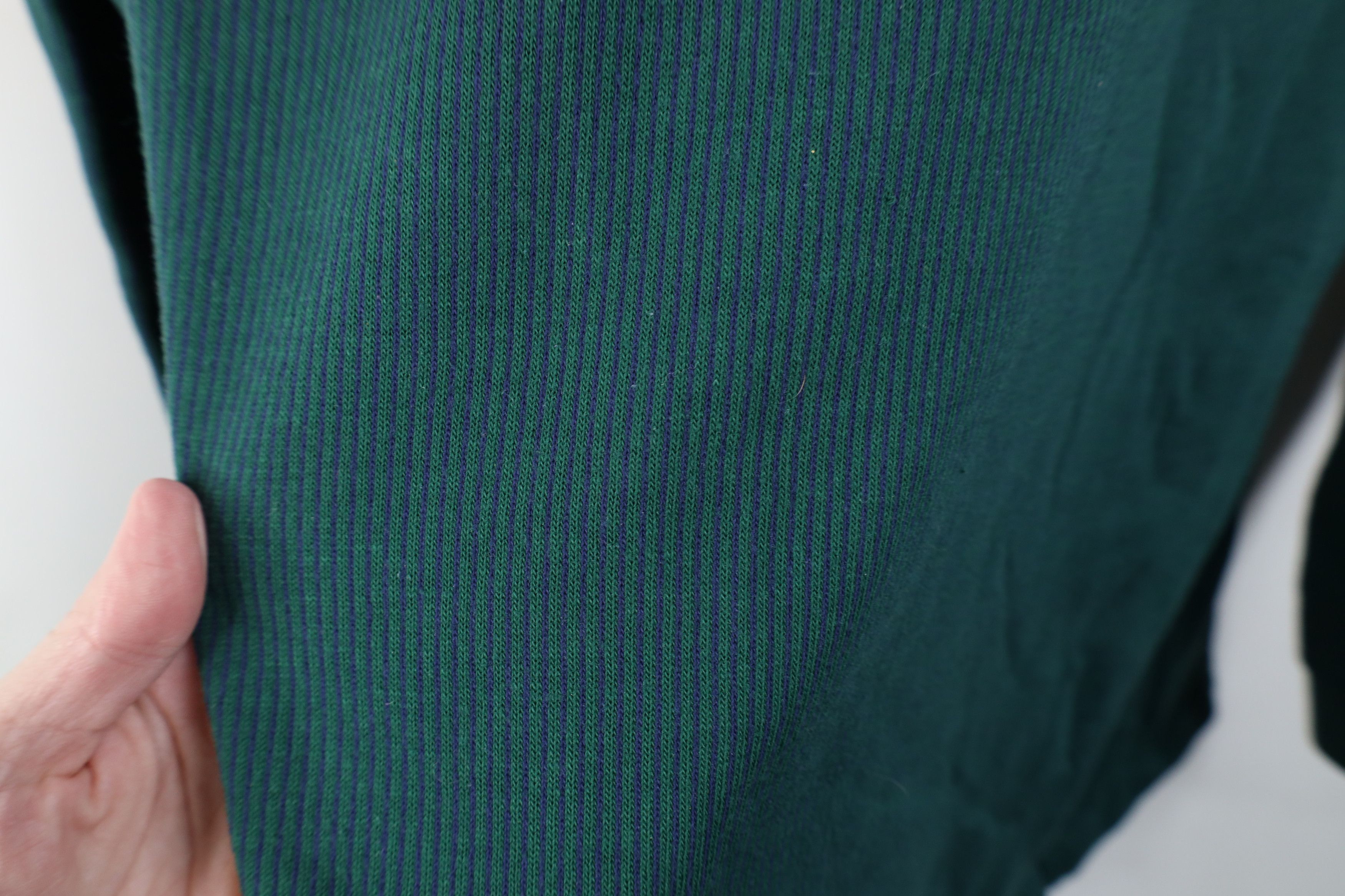 Vintage Vintage 90s Streetwear Ribbed Knit Mock Neck T-Shirt USA Size US XXL / EU 58 / 5 - 8 Thumbnail