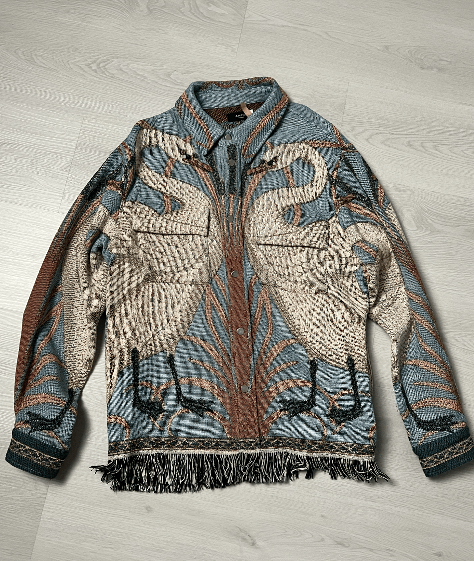 Amiri Amiri Swan Tapestry Jacket Size US XL / EU 56 / 4 - 1 Thumbnail