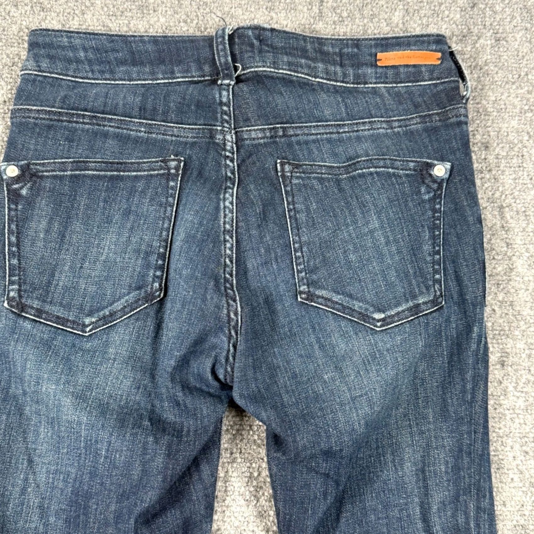 Vintage Pilcro and the Letterpress High-Rise Denim Leggings Dark Wash Size 26 Womens Size 26" / US 2 / IT 38 - 4 Thumbnail