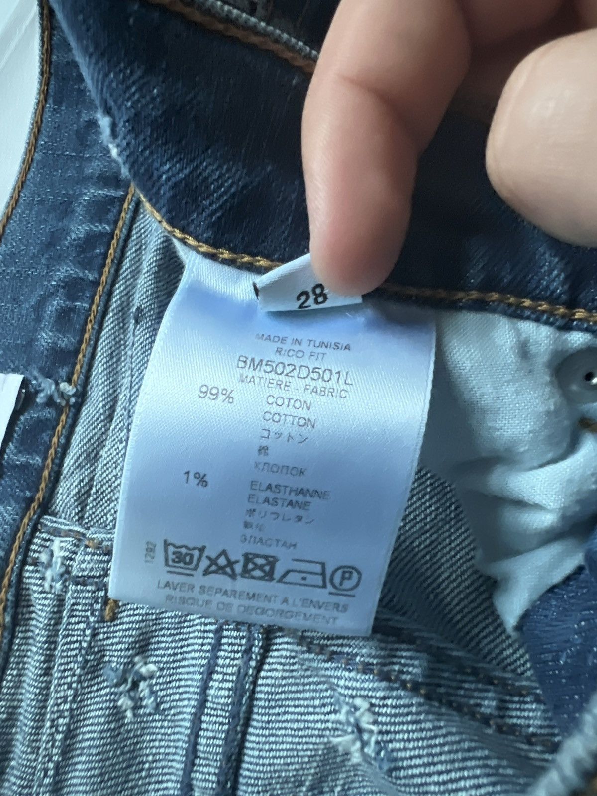 Givenchy Givenchy Distressed Rico Slim Jean Denim Size US 28 / EU 44 - 14 Thumbnail