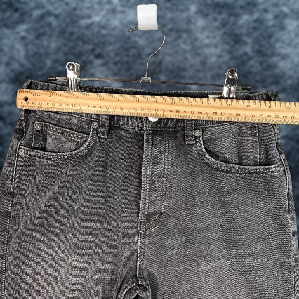 Vintage VINTAGE We The Free Womens Jeans Black Distressed Mid Rise Button Fly Size 25 Cotton Denim Straight Size 42" / US 20 - 1 Thumbnail