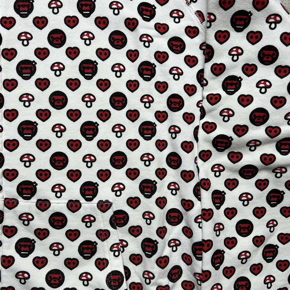 Bape Bape mushroom milo monogram zip hoodie Size US M / EU 48-50 / 2 - 3 Thumbnail