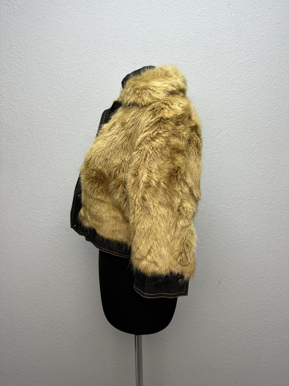 If Six Was Nine × Stella McCartney × Vintage Vintage Stella McCartney Fur Cropped Jacket Ifsixwasnine Size XS / US 0-2 / IT 36-38 - 5 Thumbnail