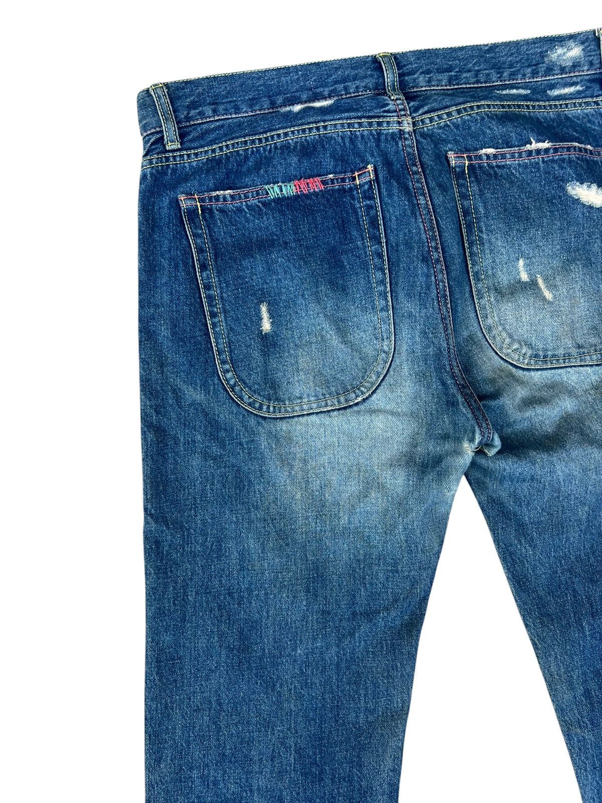 Tsumori Chisato Tsumori Chisato Japan Rips Distress Denim Trashed Jeans Size US 32 / EU 48 - 16 Thumbnail