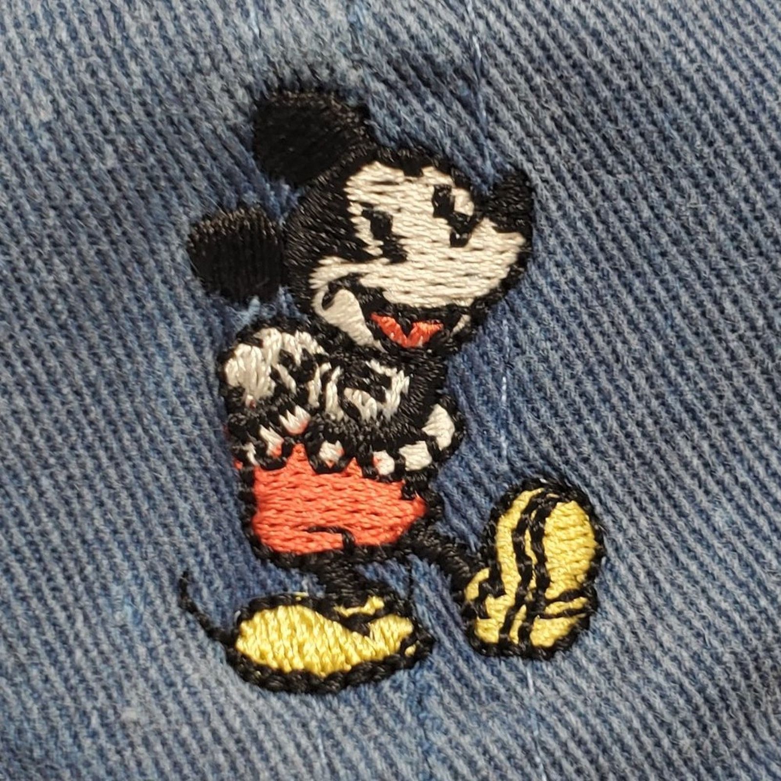 Disney Parks Mickey Mouse Denim Distressed Dad Hat Disney Disney Parks Mickey Mouse Denim Distressed Dad Hat  main image 3