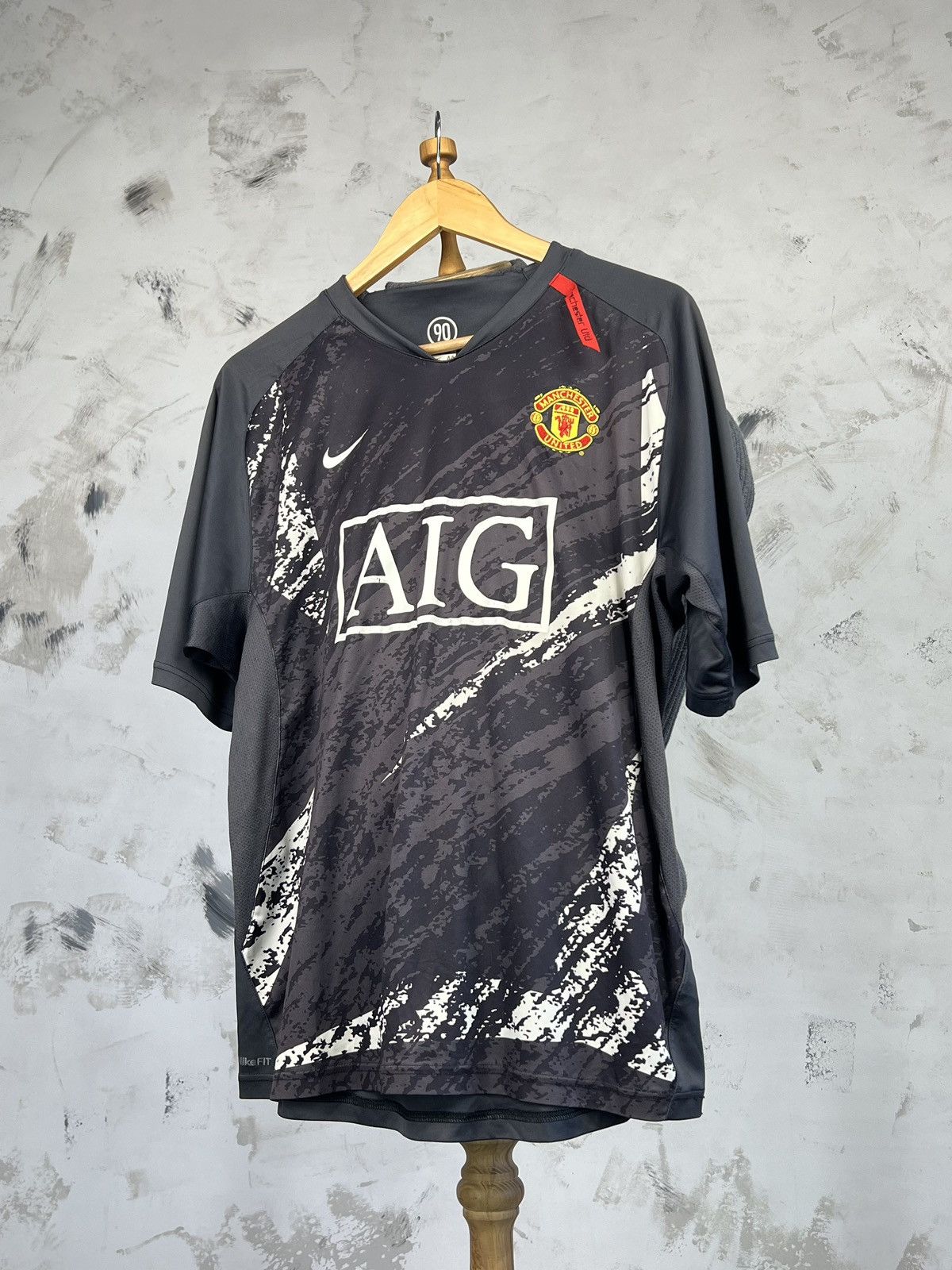 Nike 2008 - 2009 Nike Manchester United Training Jersey Shirt M Size US M / EU 48-50 / 2 - 1 Thumbnail