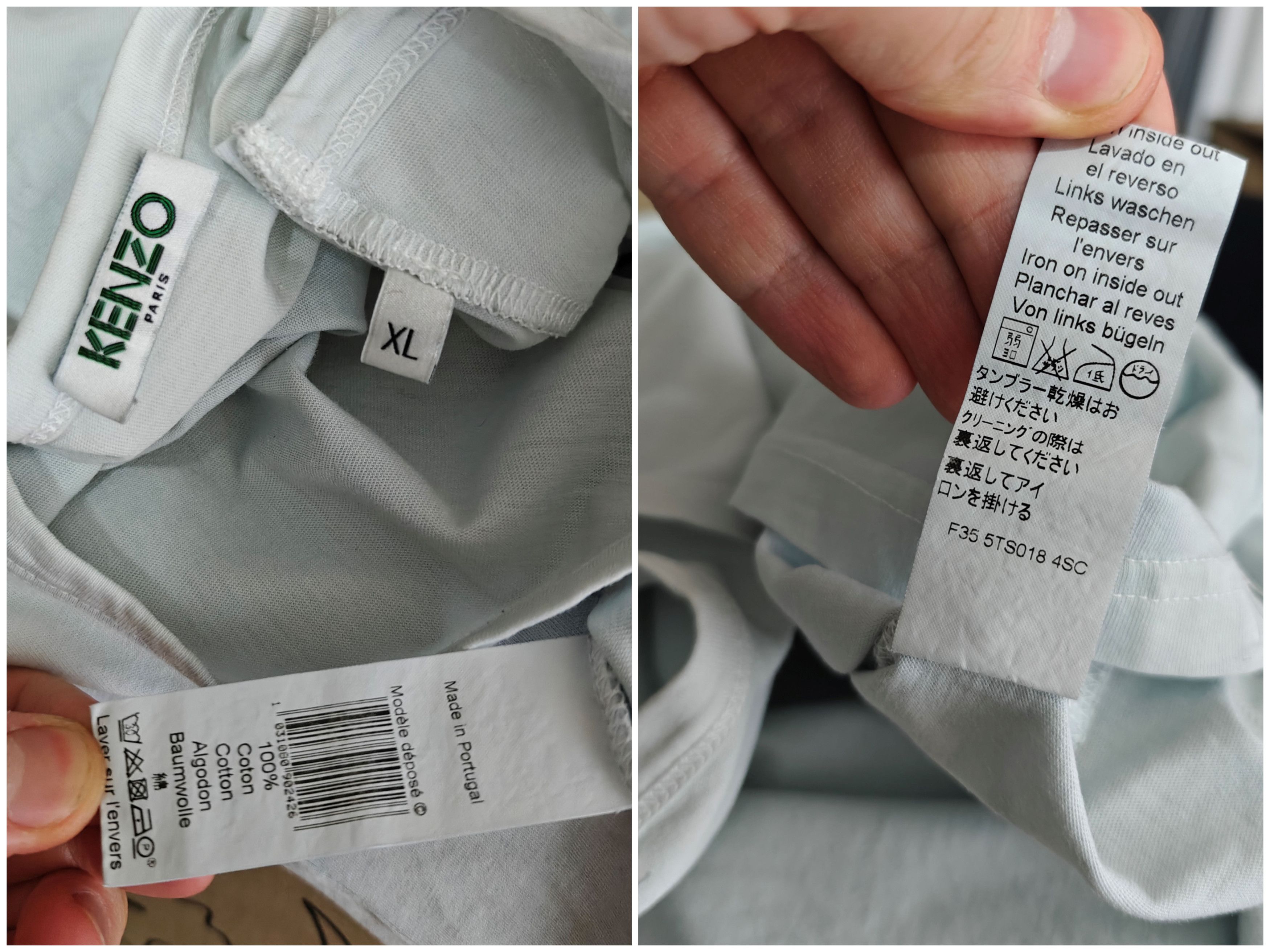 Kenzo Kenzo Paris T-Shirt Tiger Logo Tee White Crew size XL Size US XL / EU 56 / 4 - 8 Thumbnail