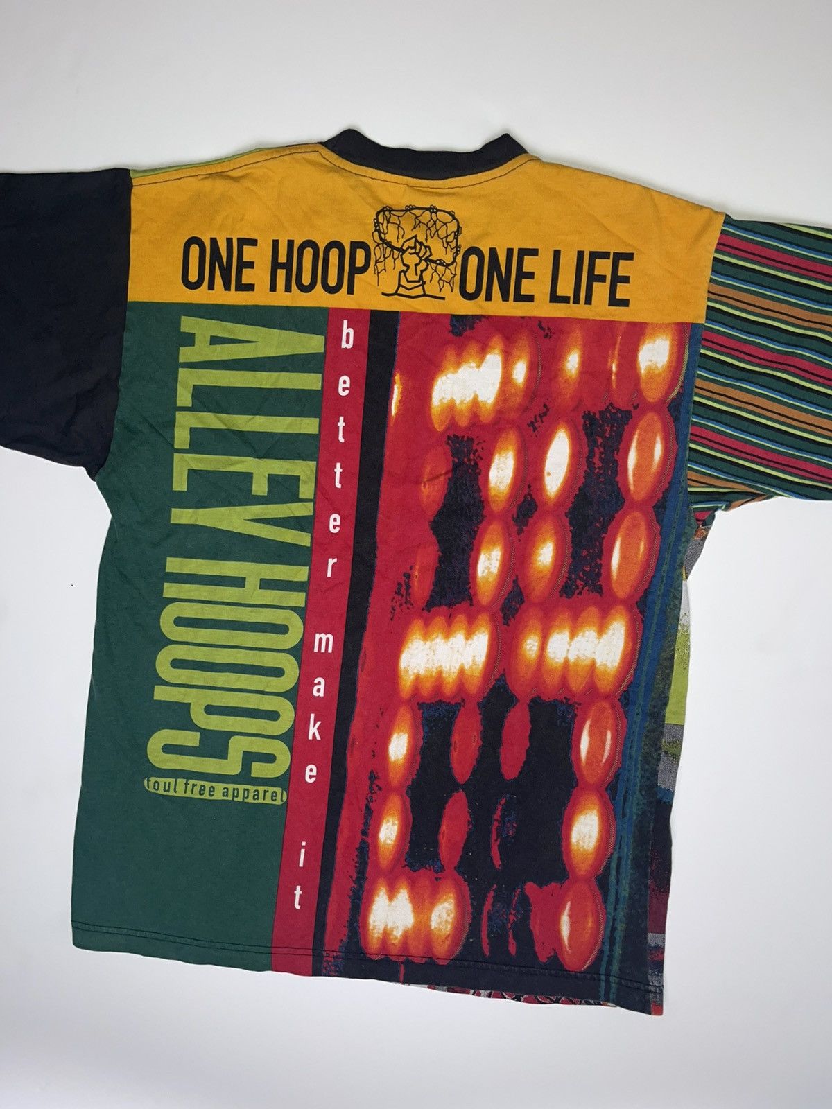 Nike VTG NIKE ONE LIFE TO HOOP ALLEY HOOPS SHIRT Size US L / EU 52-54 / 3 - 2 Thumbnail