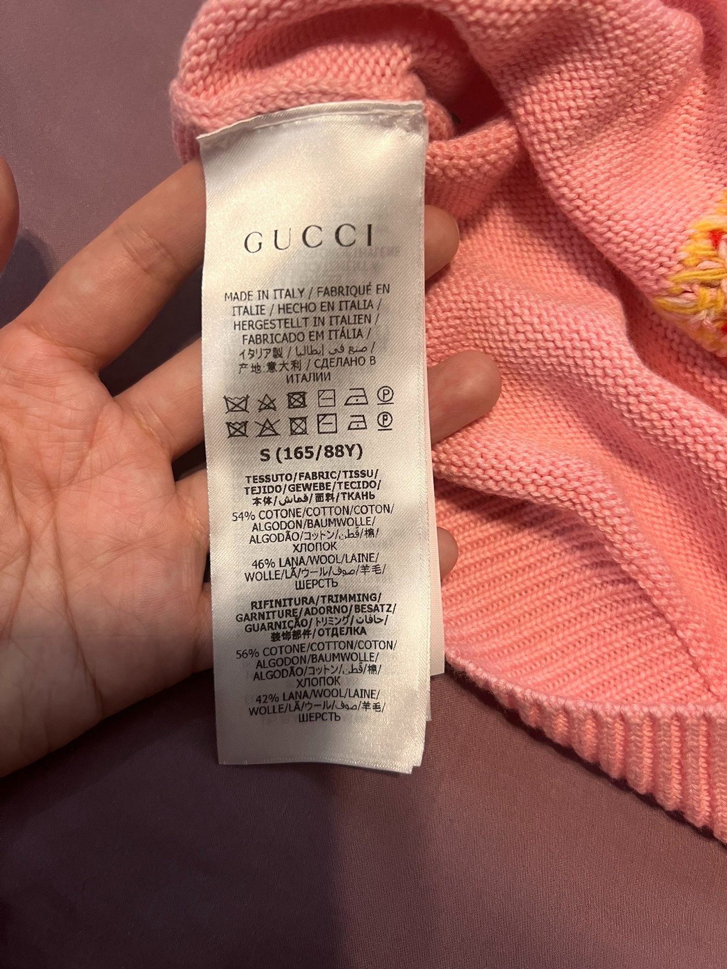 Gucci Gucci Pink knitted short sleeves 2501-Nextarrow Size US S / EU 44-46 / 1 - 3 Thumbnail