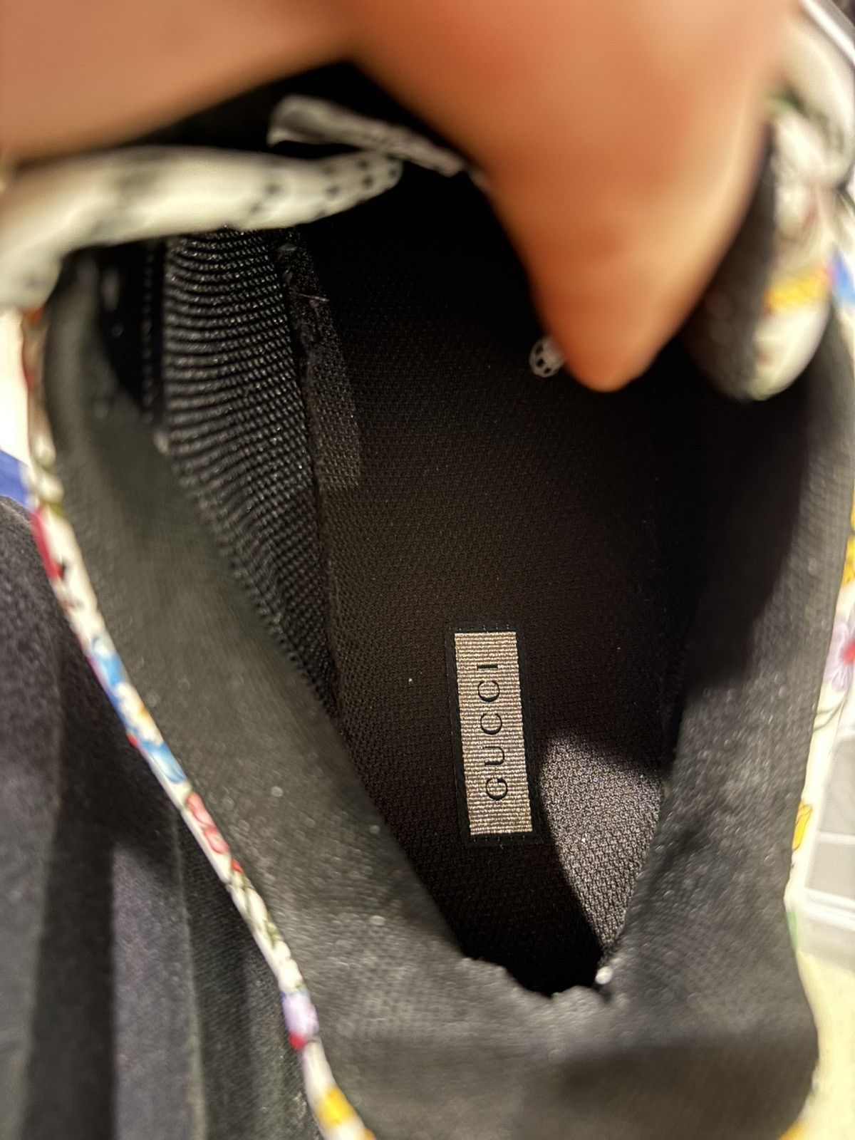 Balenciaga × Gucci White Hacker Floral Logo Triple S Sneakers Size US 9.5 / EU 42-43 - 8 Thumbnail