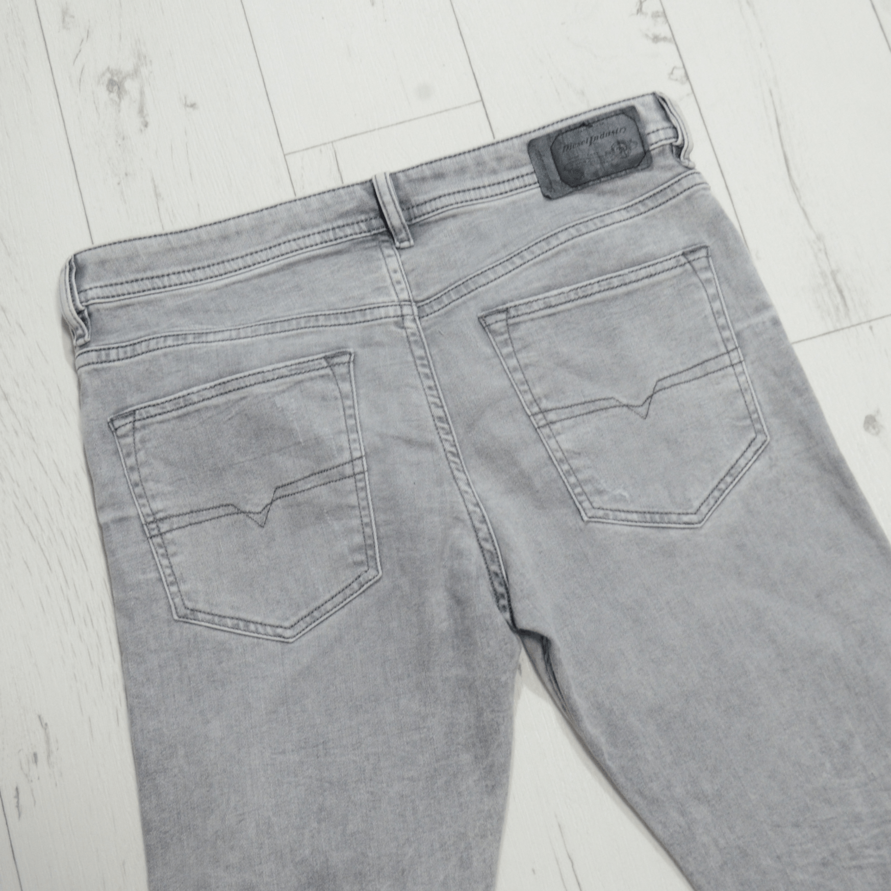 Diesel Diesel Mens Jeans Buster Slim Tapered Gray Size 32/32 Size US 32 / EU 48 - 7 Thumbnail
