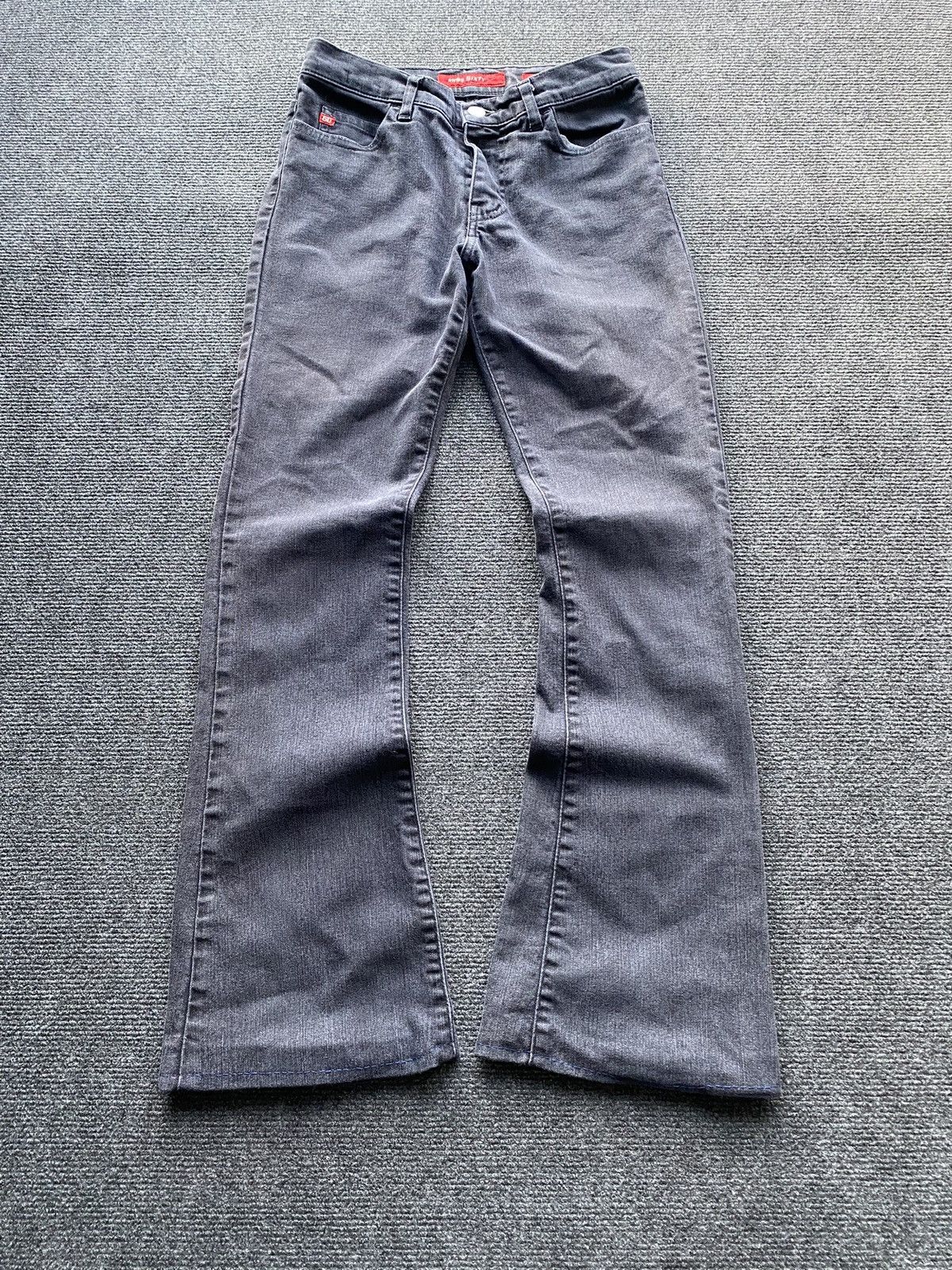 Miss Sixty 🔥Miss Sixty Bootcut Gray 25 Jeans gothic emo alt rare Size 25" / US 0 / IT 36 - 3 Thumbnail