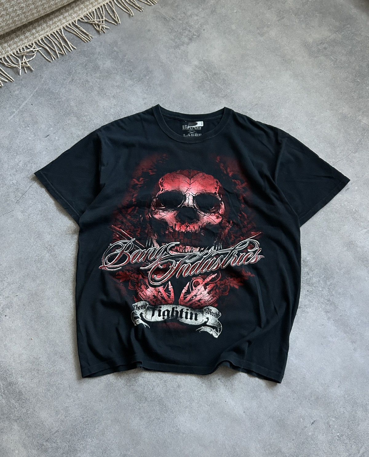 Other Vintage Bang Industries Skeleton big logo y2k Affliction Size US L / EU 52-54 / 3 - 1 Thumbnail