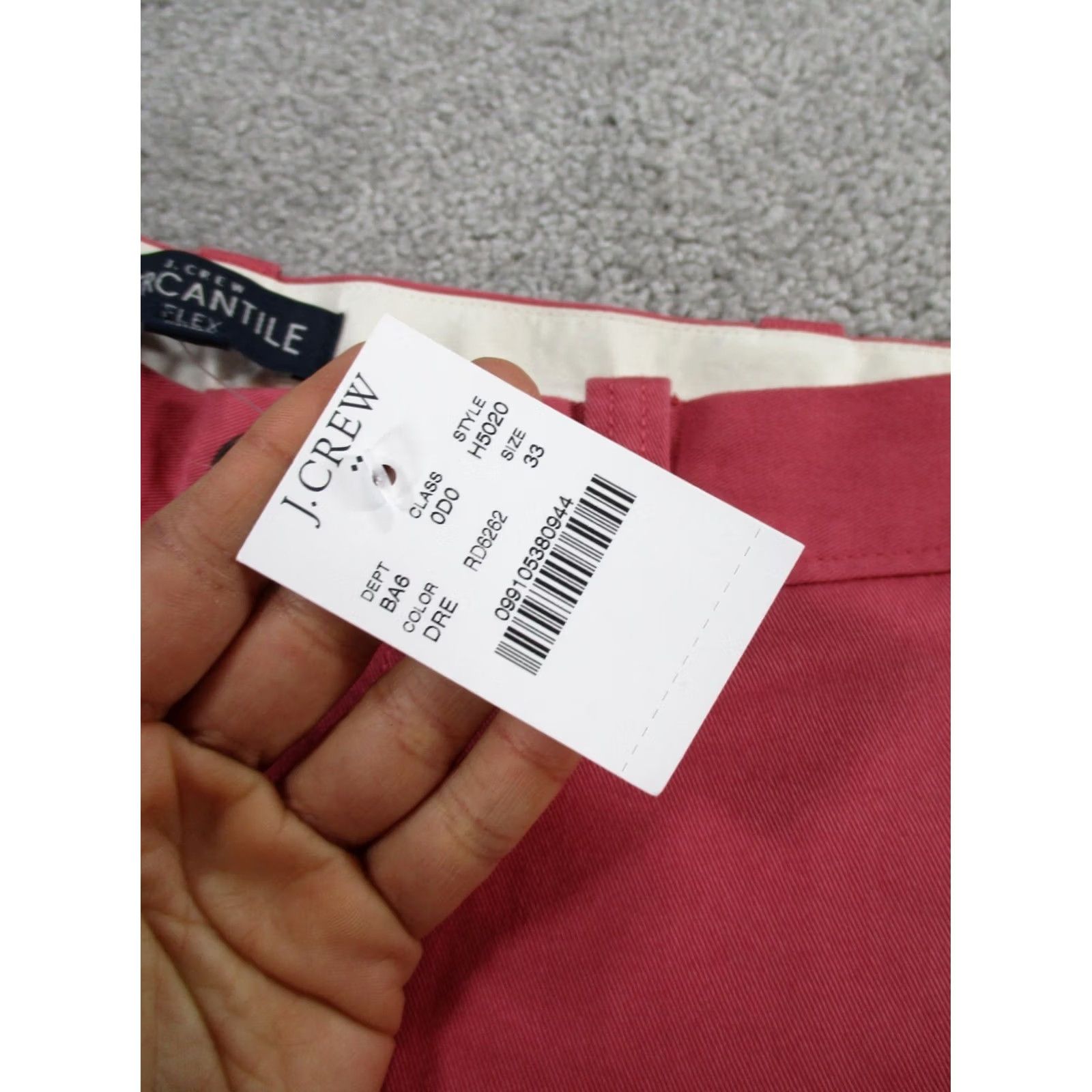 J.Crew J. Crew Mercantile Flex Shorts Mens 33 Red Chino 9" NEW Shirt Shorts Mens 33 Red Chinos 9" NEW Size US 33 - 7 Thumbnail