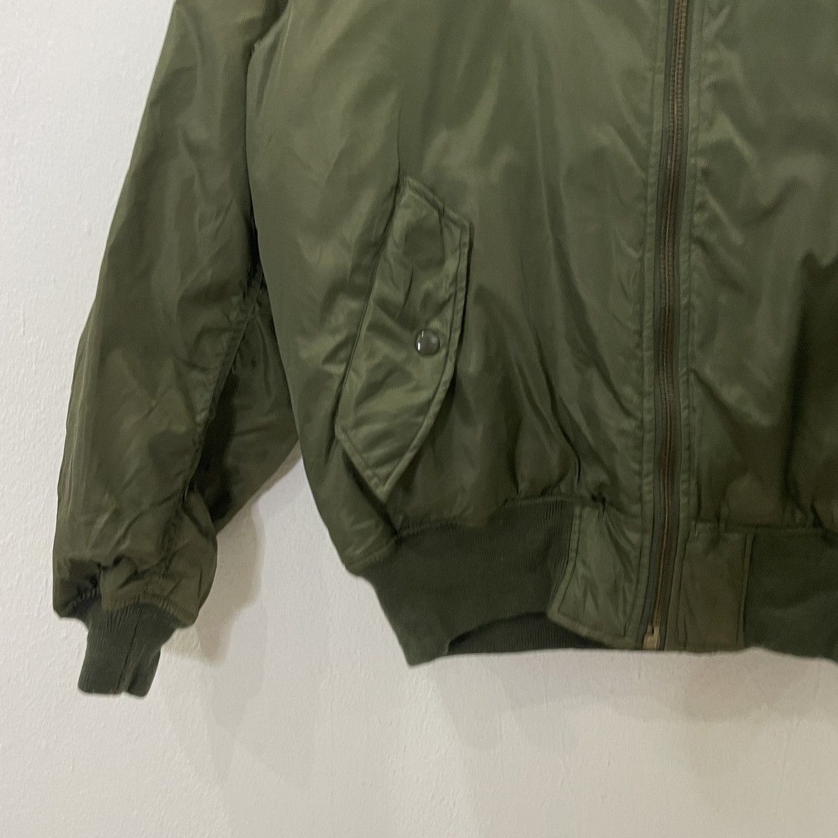Japanese Brand Vintage Unbranded Bomber Jacket Size US XL / EU 56 / 4 - 3 Thumbnail