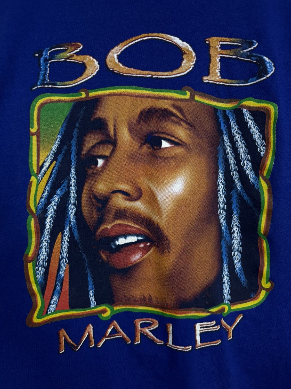 Vintage Vintage 90’s Bob Marley T-Shirt Vtg Rap Tee Size Large Size US L / EU 52-54 / 3 - 3 Thumbnail