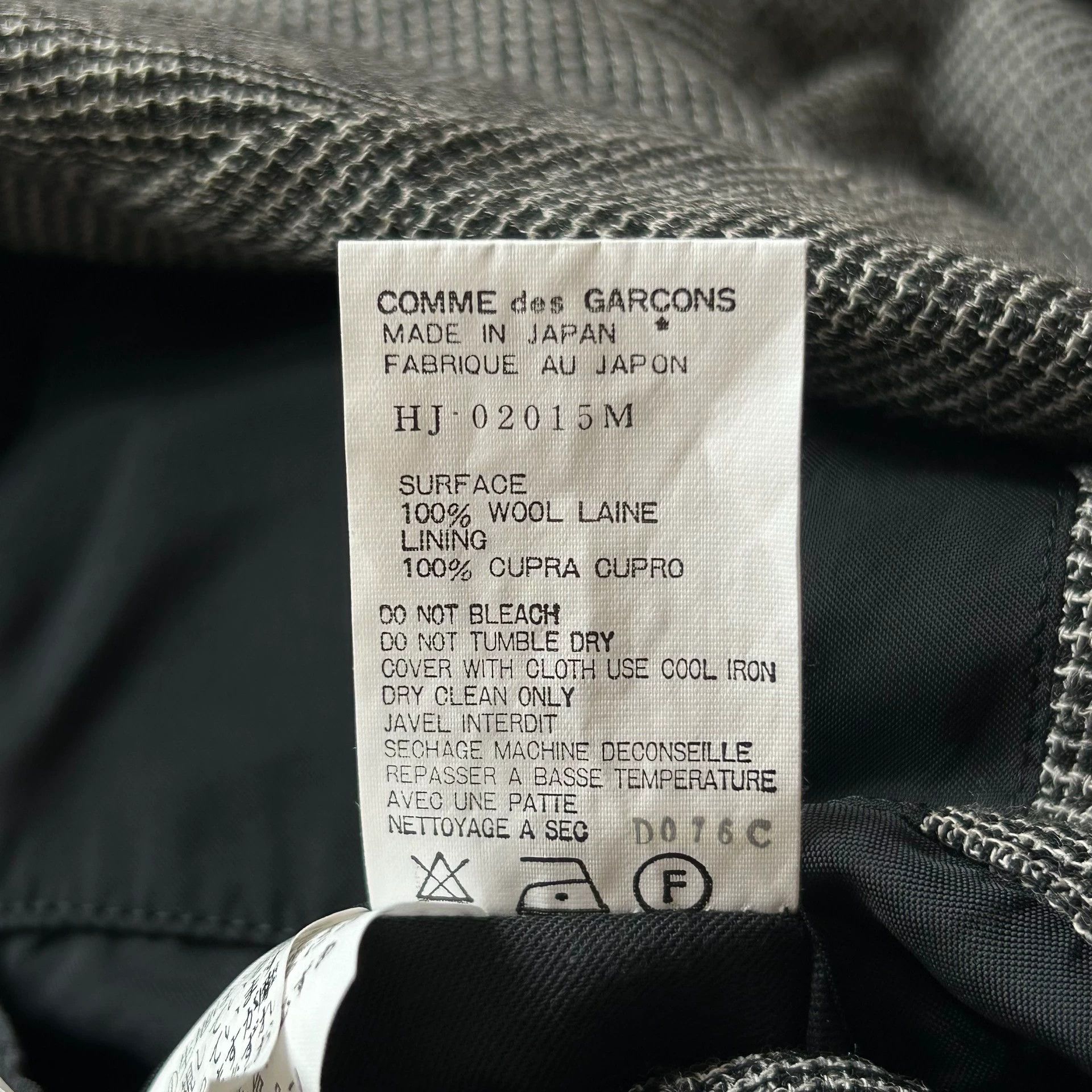 Comme des Garcons CDG Homme 99SS 3B Waffle Wool Blazer Grey M Size US M / EU 48-50 / 2 - 7 Thumbnail