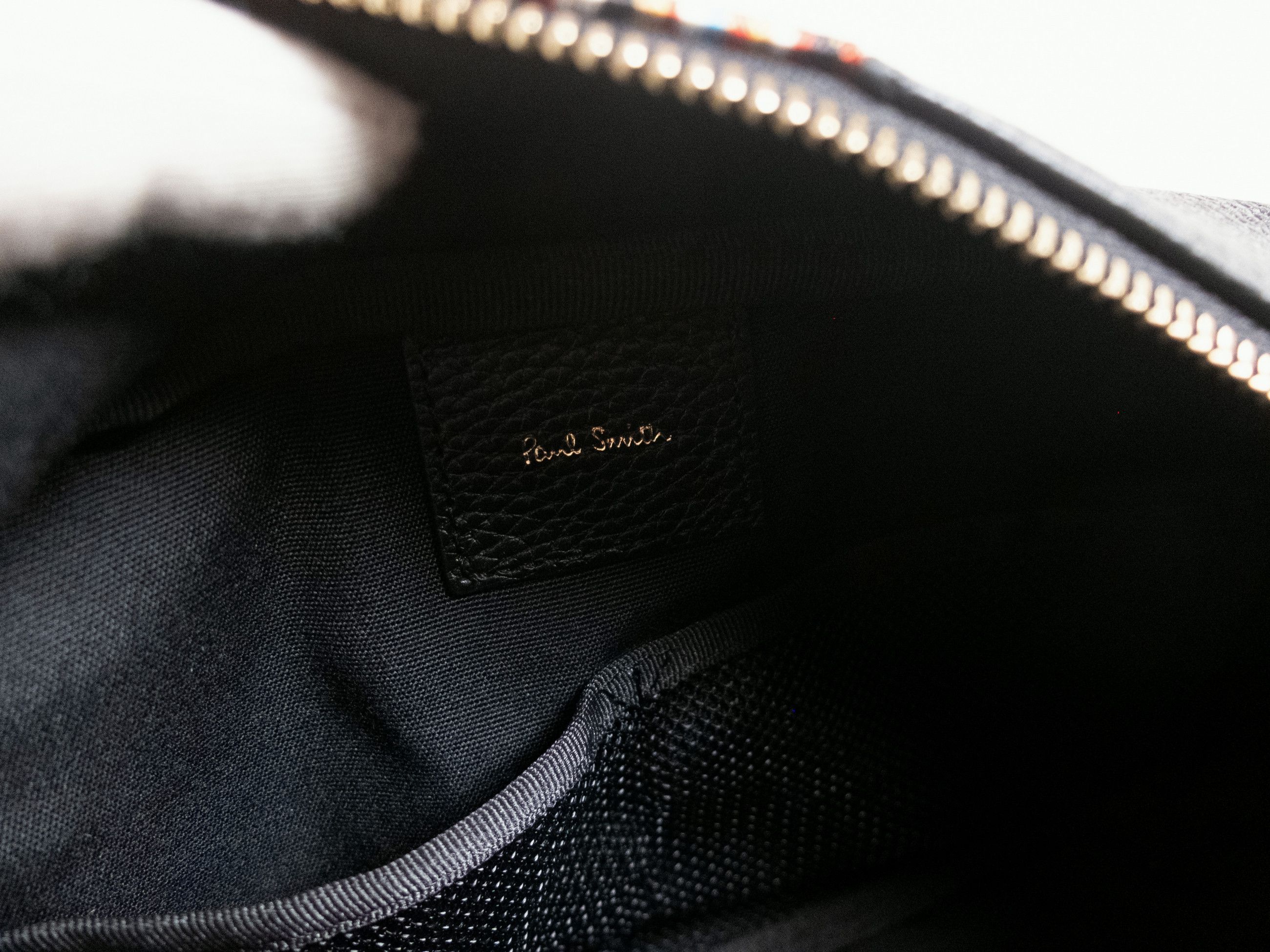 Paul Smith PAUL SMITH brown Signature Stripe leather toiletry wash bag Size ONE SIZE - 7 Thumbnail