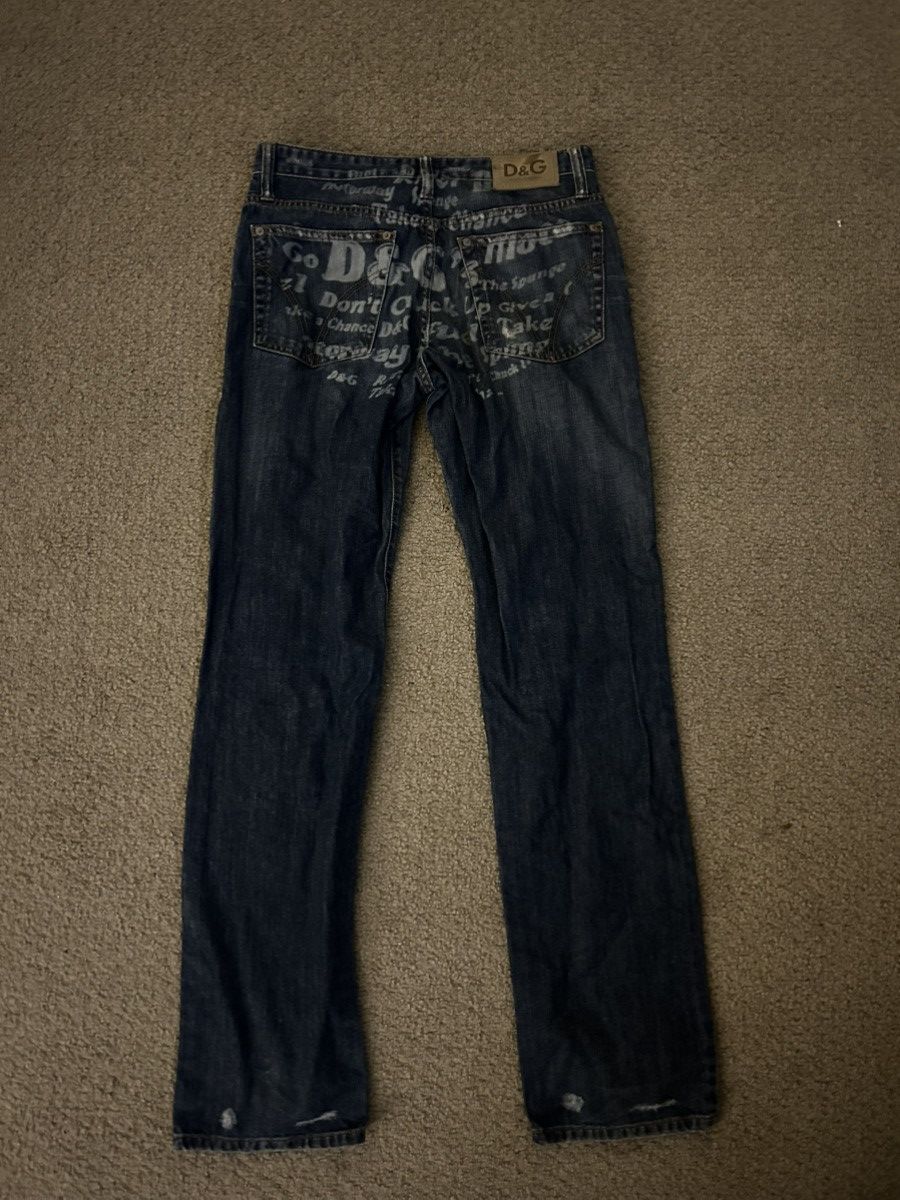 Dolce & Gabbana × Vintage D&g dolce gabbana graffiti jeans Size US 31 - 2 Thumbnail