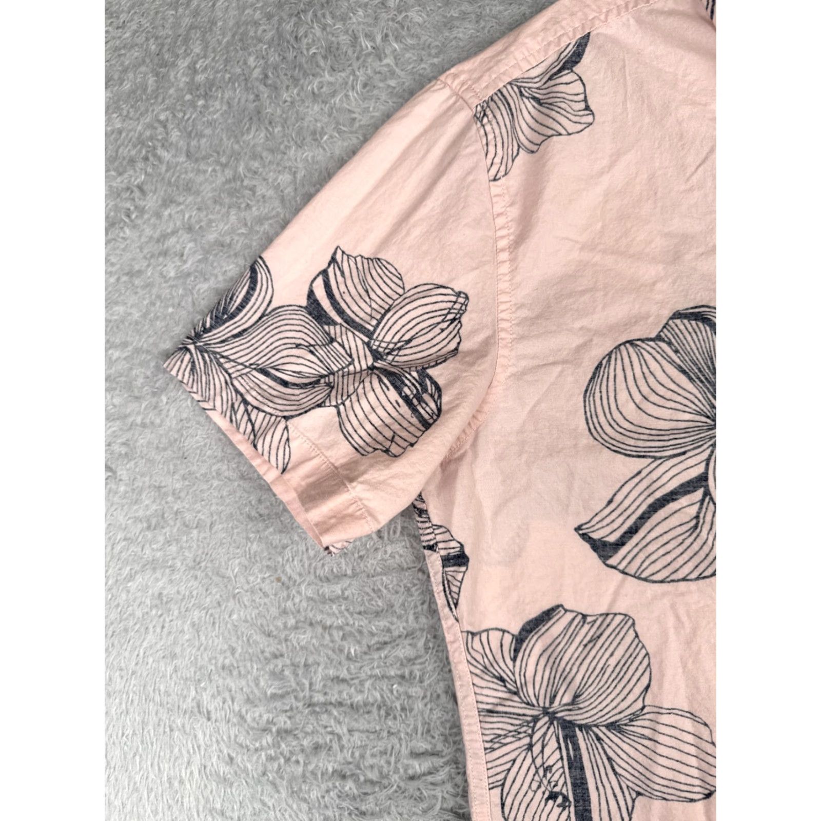 Vintage Goodfellow & Co Pink Floral Hawaiian Slim Fit Button-Up Shirt Men Medium Size US M / EU 48-50 / 2 - 3 Thumbnail
