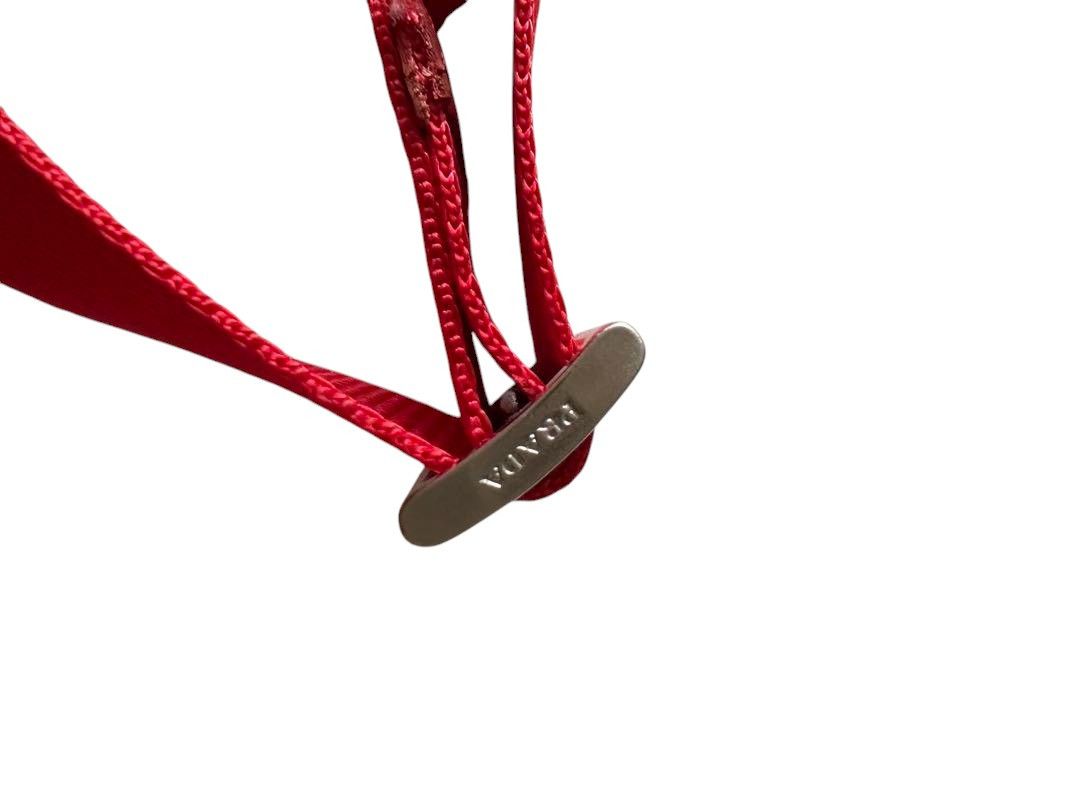 Prada Prada - Shoulder Bag Crossbody Triangle Logo Plate Red Size ONE SIZE - 6 Thumbnail