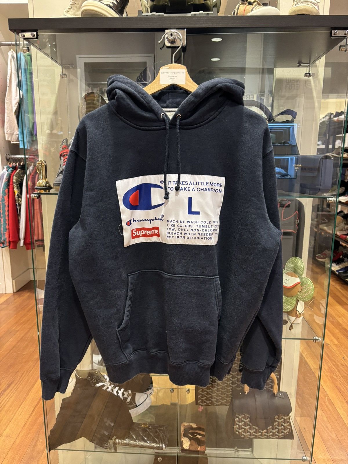 Champion × Supreme Supreme x Champion Hoodie Size US L / EU 52-54 / 3 - 1 Thumbnail