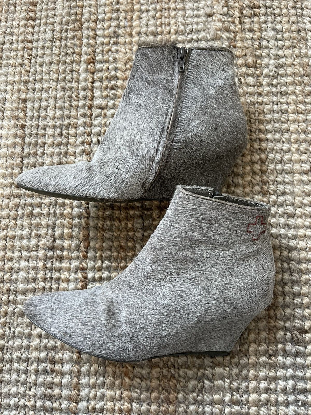 A.F. Vandevorst Vintage A.F. Vandevorst Fall 2011 pony hair ankle boots Size US 6 / IT 36 - 1 Thumbnail