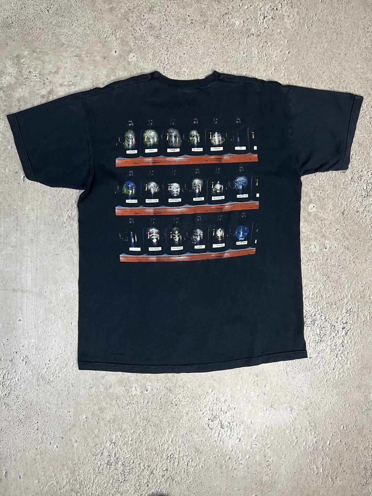Band Tees × Iron Maiden × Vintage 00s Iron Maiden TOUR 2003 t shirt Faded BOXY Size US L / EU 52-54 / 3 - 10 Thumbnail