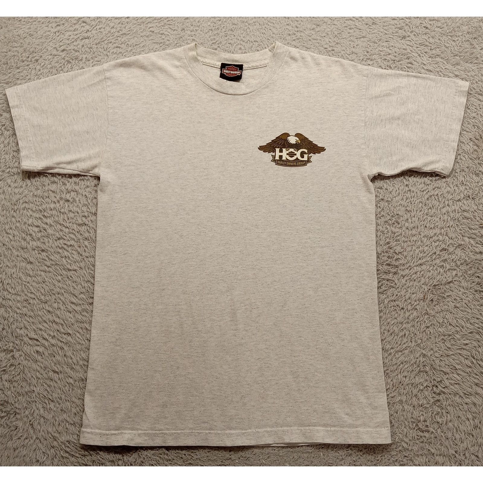 Harley Davidson Vintage Harley Davidson HOG T-Shirt Men’s M Union Made USA Size US M / EU 48-50 / 2 - 2 Thumbnail