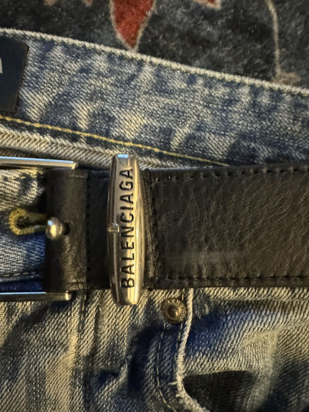 Balenciaga BALENCIAGA DENIM WITH BELT Size US 29 - 2 Thumbnail