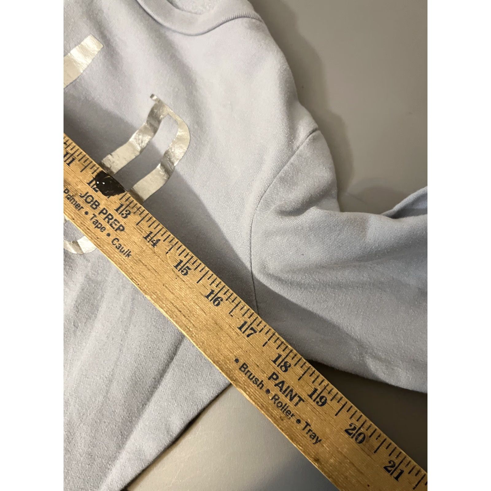 Gap VINTAGE Gap Oversized Sweatshirt Shirt Women XS Light Blue Logo Pullover Activewear - Womens XS Blue Logo Sweatshirt Size XS / US 0-2 / IT 36-38 - 5 Thumbnail