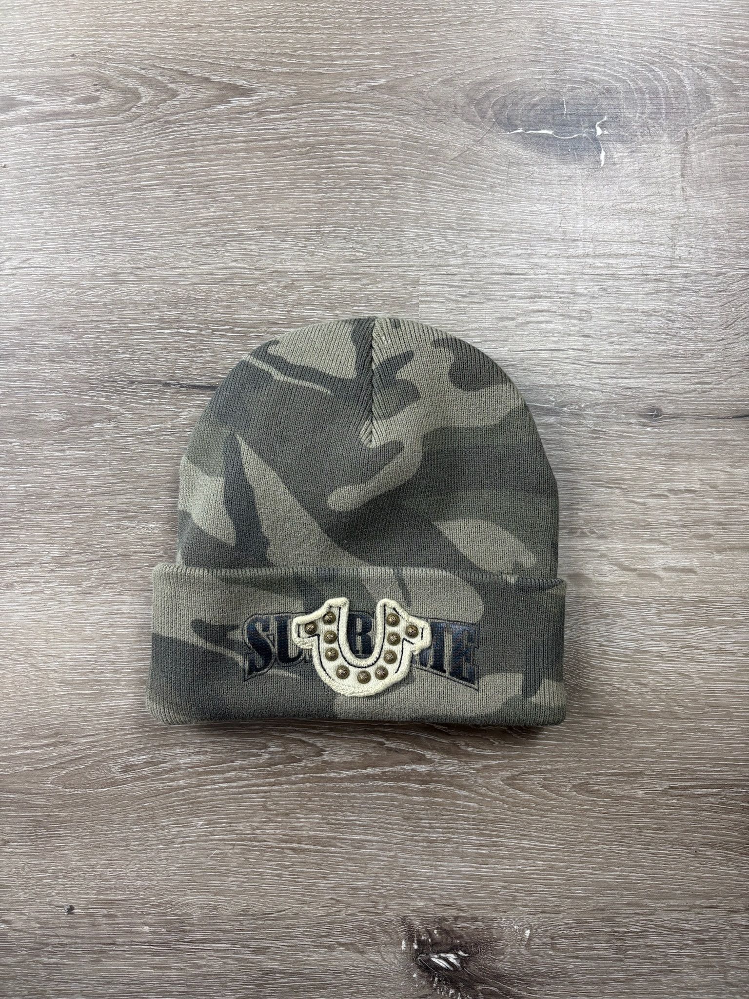 Supreme × True Religion Supreme True Religion Beanie Camo FW25