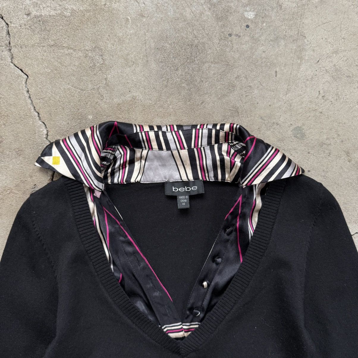 Bebe Bebe Blouse Glam Chic Y2K Size XS / US 0-2 / IT 36-38 - 4 Thumbnail