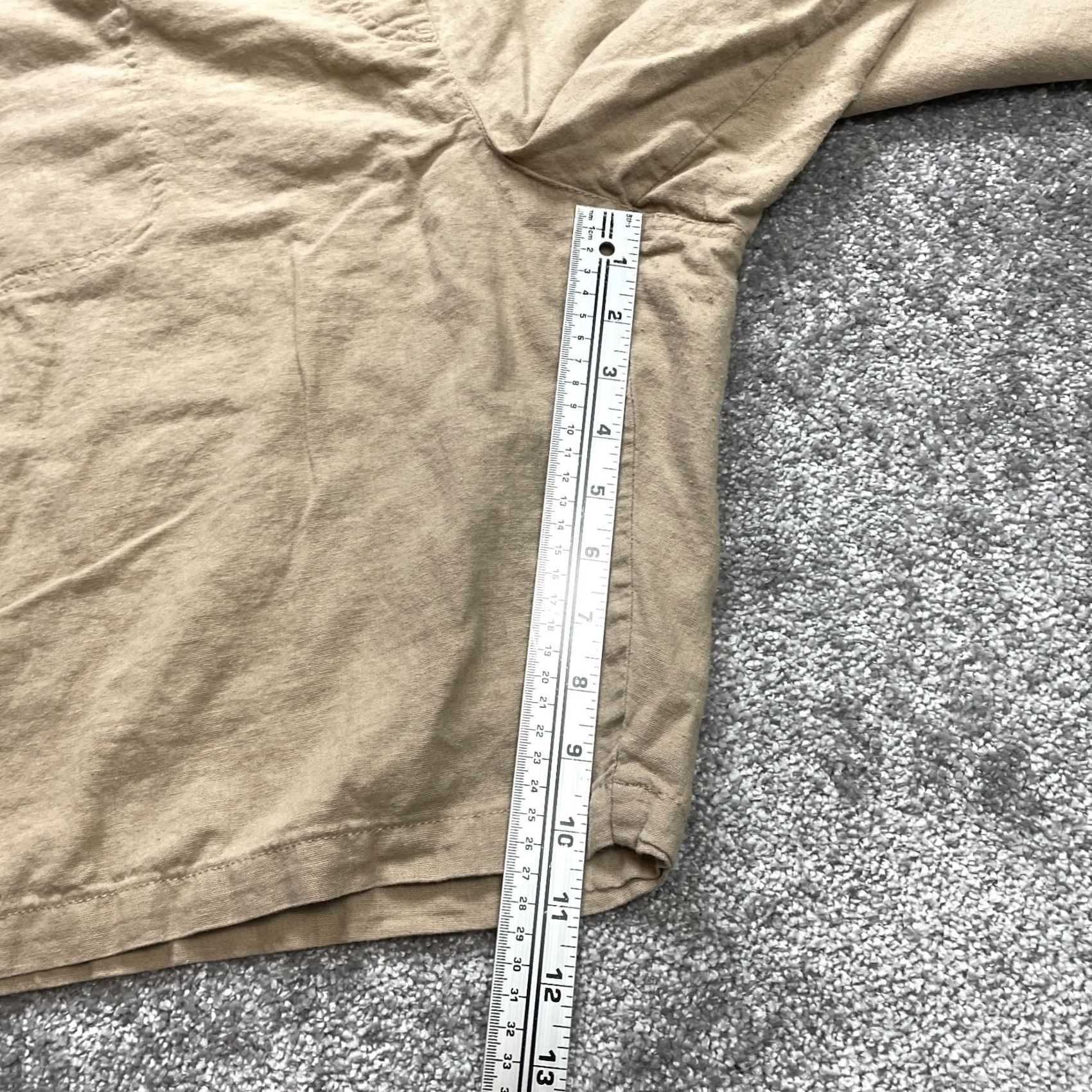 Vintage Per Se Sweatshorts Womens 3X Brown Elastic Waist Linen Soft Casual Stretch 10" Size 30" / US 8 / IT 44 - 3 Thumbnail