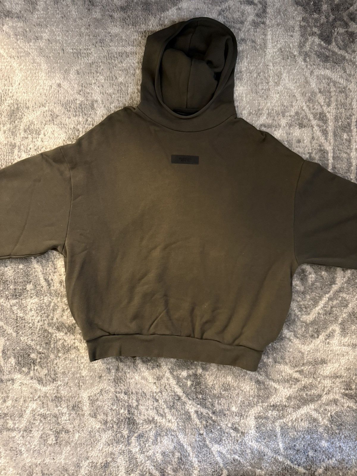 Fear of God Essentials Dark Green Hoodie