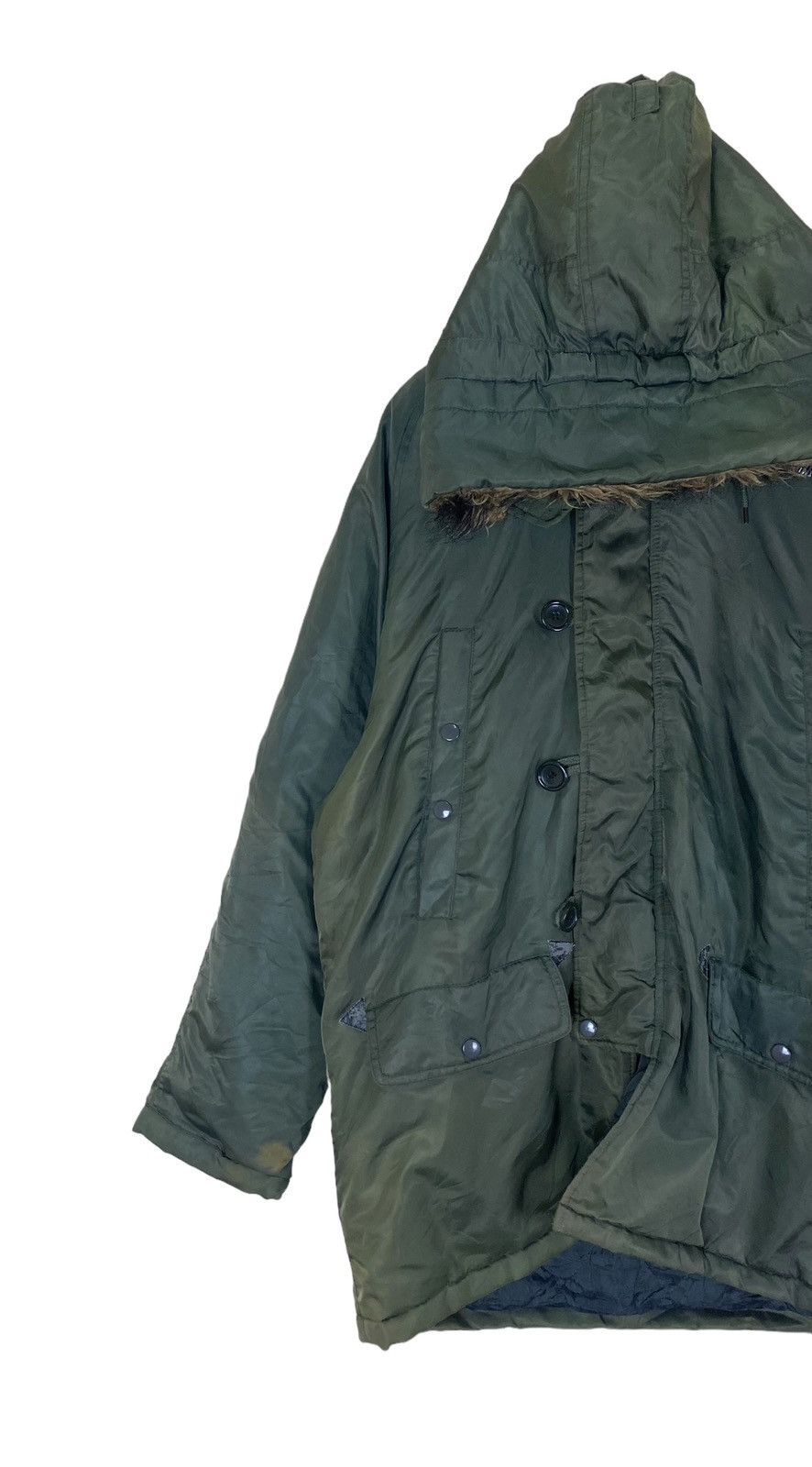 Japanese Brand × Vintage Neo Sixx Military Garments Parka Fur HoodieJacket Size US L / EU 52-54 / 3 - 5 Thumbnail