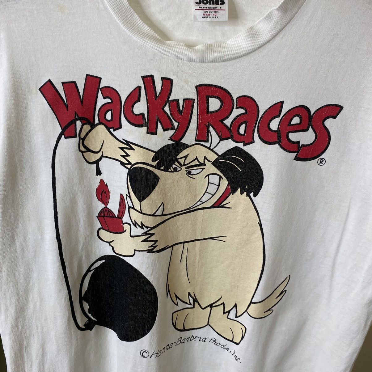 Vintage 1990s Wacky Races Hanna Barbera Cartoon T Shirt Size US M / EU 48-50 / 2 - 2 Thumbnail
