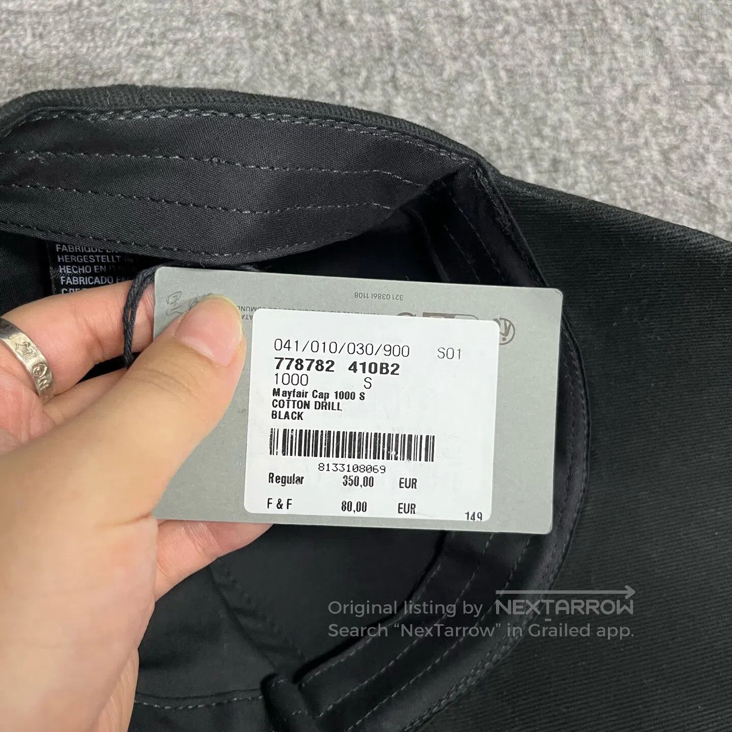 Balenciaga Balenciaga size L Alphabet-shaped baseball cap with a duckb Size ONE SIZE - 5 Thumbnail
