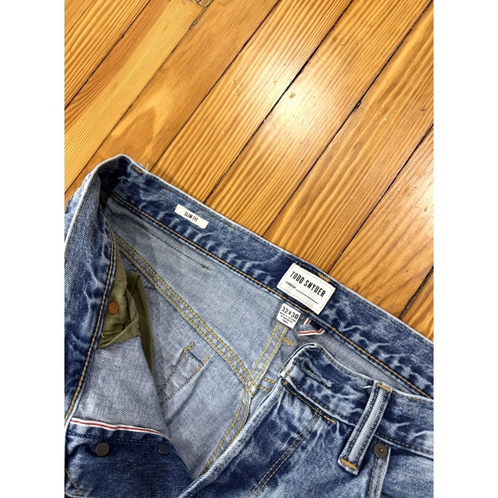 Todd Snyder Todd Snyder Selvedge Denim Jeans 32x30 Button Fly Made In Japan Size US 32 / EU 48 - 3 Thumbnail