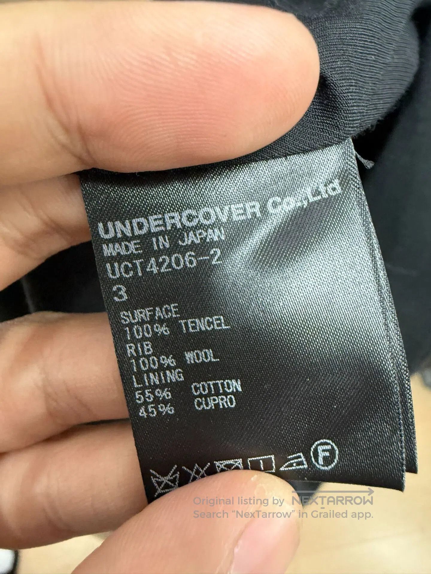 Undercover UNDERCOVER Fleece Tencel Pocket Jacket. Size US L / EU 52-54 / 3 - 8 Thumbnail